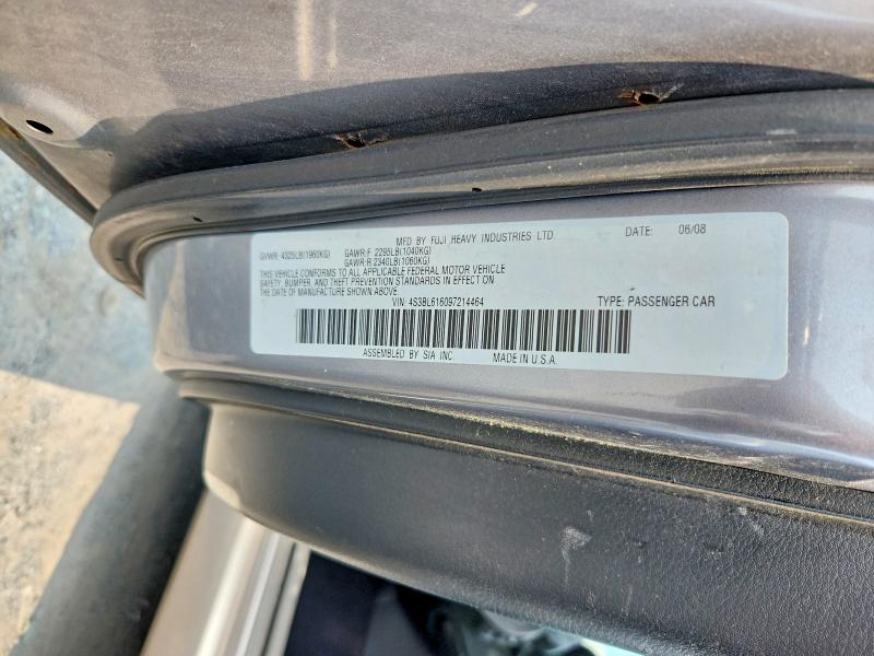 Aukcja sprzedaży 2009 Subaru Legacy, vin: 4S3BL616097214464, numer aukcji: 60960536