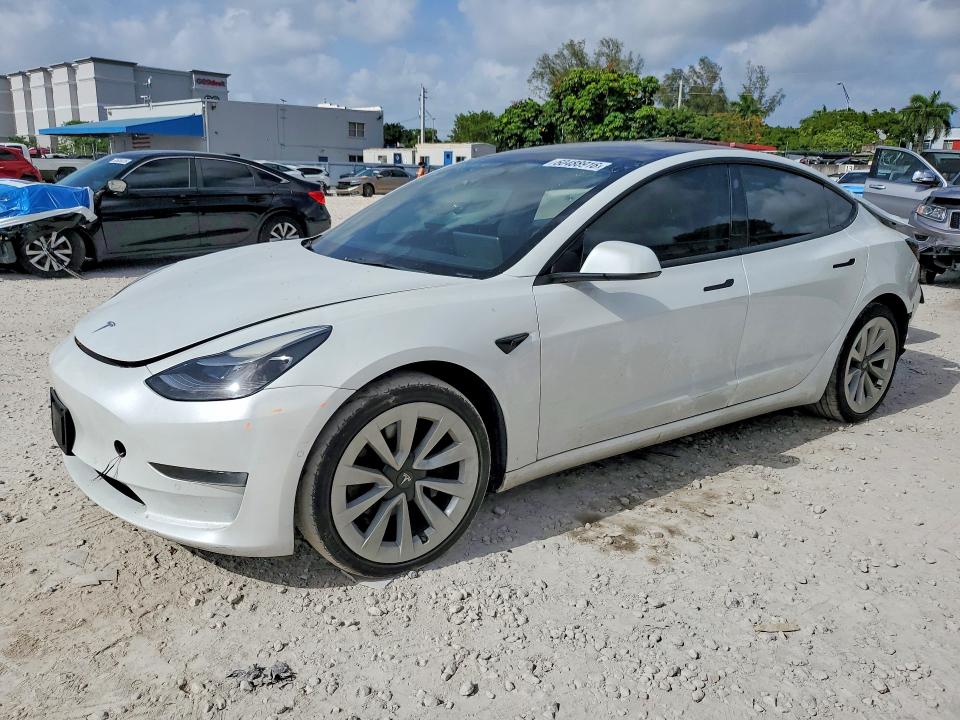 Auction sale of the 2022 Tesla Model 3, vin: 5YJ3E1EAXNF186838, lot number: 60488916