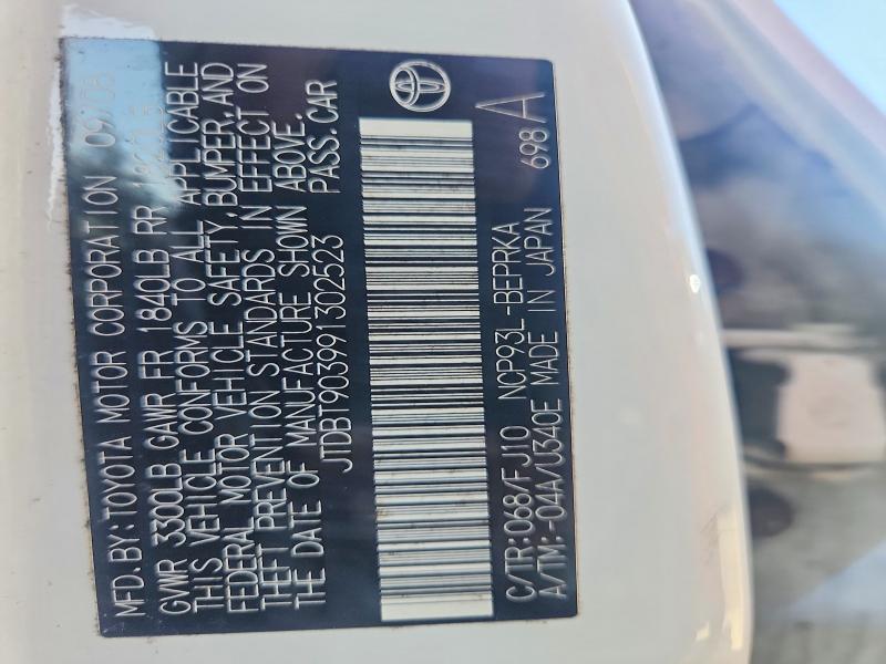 Продаж на аукціоні авто 2009 Toyt Yaris, vin: JTDBT903991302523, номер лоту: 61690076