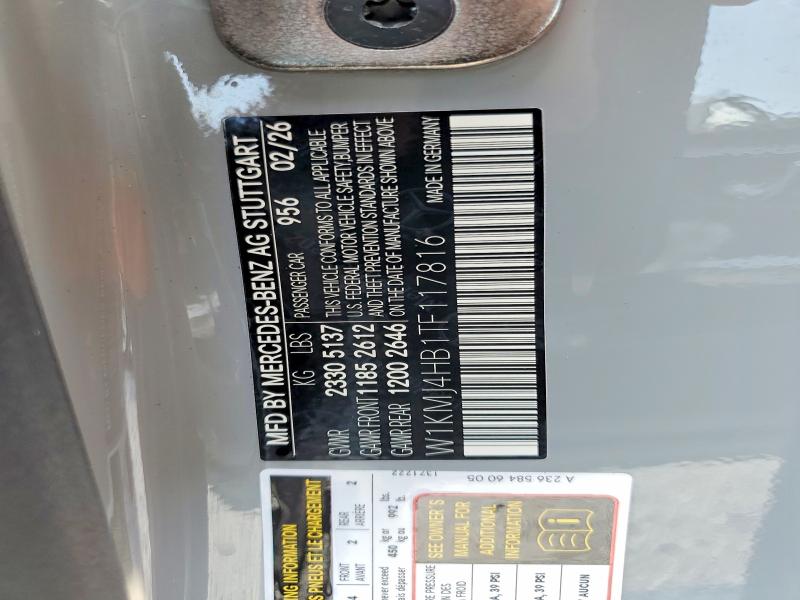 Aukcja sprzedaży 2026 Mercedes-benz Cle, vin: W1KMJ4HB1TF117816, numer aukcji: 62861126