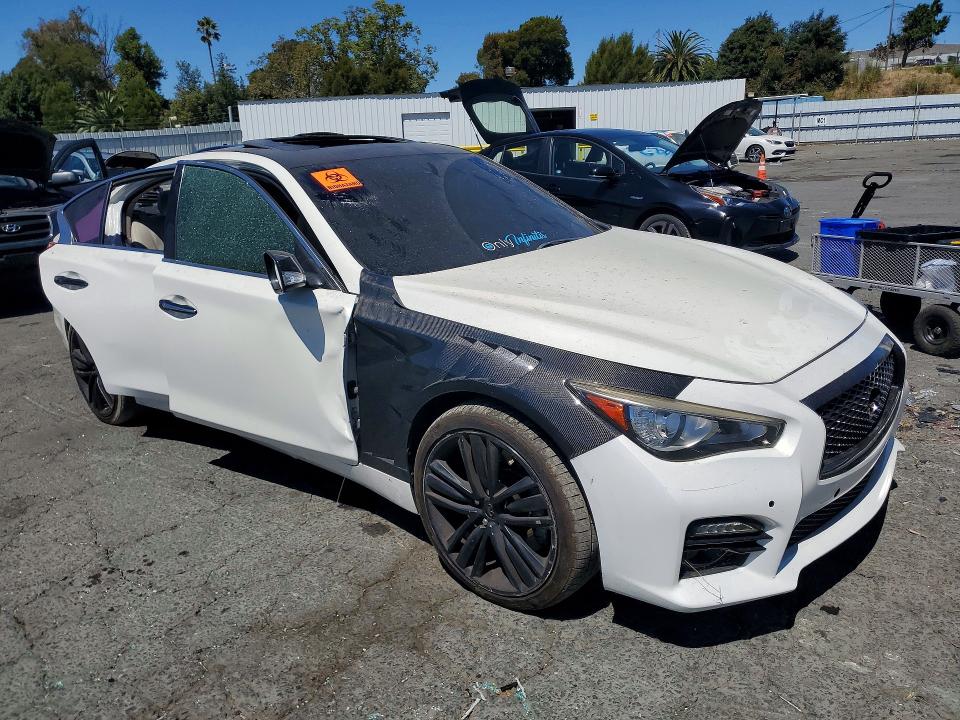 2015 Infiniti Q50 მანქანა იყიდება აუქციონზე, vin: JN1BV7AP8FM343254, აუქციონის ნომერი: 61538076