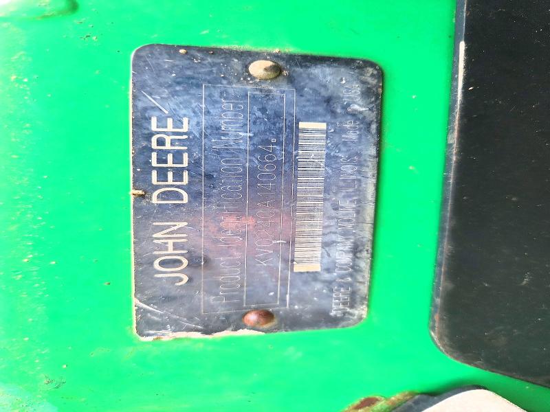 Продаж на аукціоні авто 2011 Deere Unknown, vin: KV0240A140664, номер лоту: 61783826