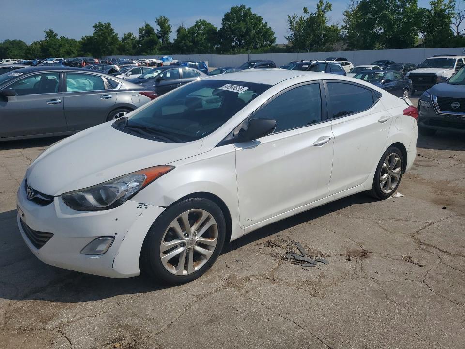 60503626 :رقم المزاد ، 5NPDH4AE5DH287131 vin ، 2013 Hyundai Elantra مزاد بيع