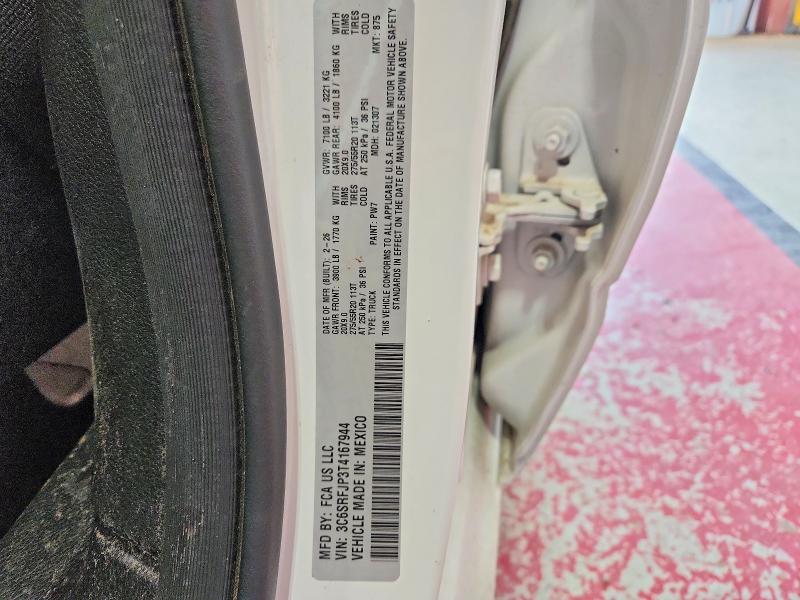 Продажа на аукционе авто 2026 Ram Ram, vin: 3C6SRFJP3T4167944, номер лота: 59864686