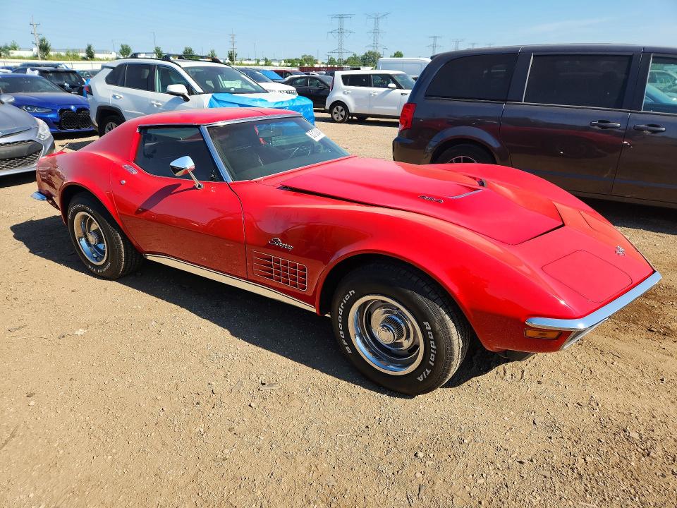 Aukcja sprzedaży 1972 Chevrolet Corvette, vin: 1Z37W2S526742, numer aukcji: 63120846