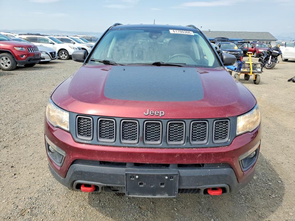 61700366 :رقم المزاد ، 3C4NJDDBXMT552278 vin ، 2021 Jeep Compass مزاد بيع