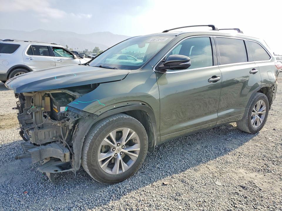 59673546 :رقم المزاد ، 5TDJKRFH9ES038721 vin ، 2014 Toyota Highlander مزاد بيع