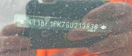 Продаж на аукціоні авто 2016 Toyota Camry, vin: 4T1BF1FK7GU213838, номер лоту: 61552306