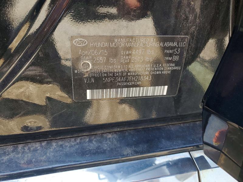 Aukcja sprzedaży 2015 Hyundai Sonata, vin: 5NPE34AF7FH218343, numer aukcji: 61968336