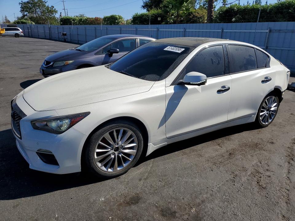 2021 Infiniti Q50 მანქანა იყიდება აუქციონზე, vin: JN1EV7BR1MM750617, აუქციონის ნომერი: 61483996