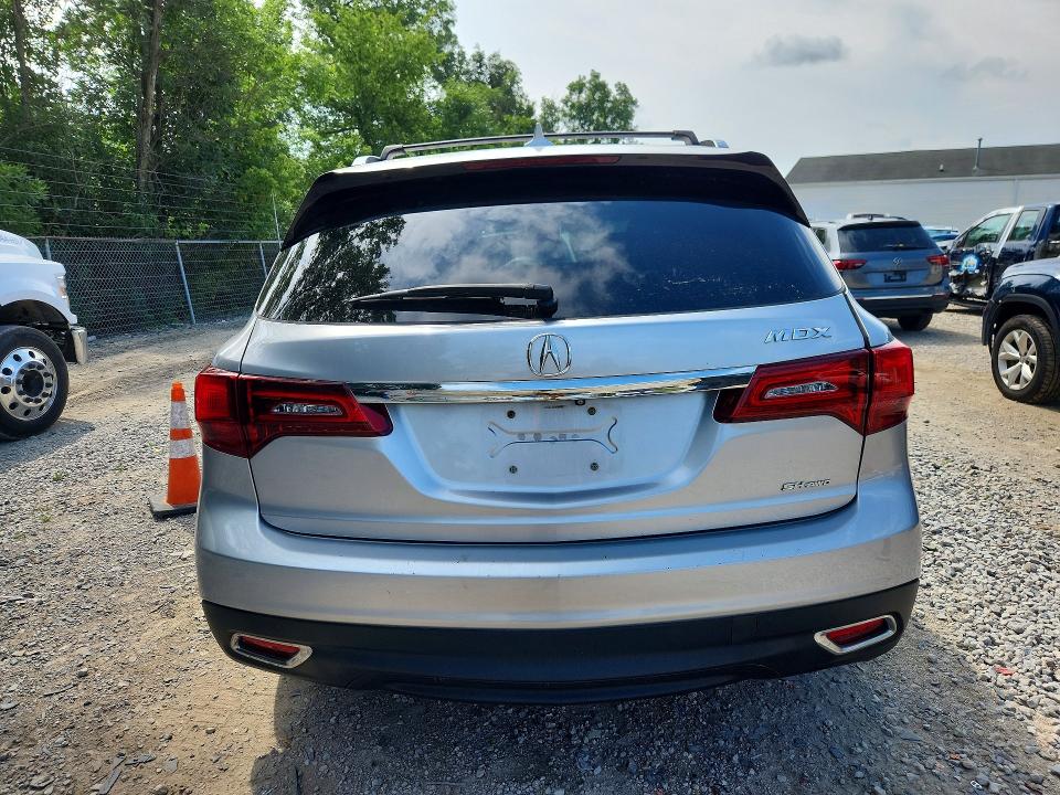 60509936 :رقم المزاد ، 5FRYD4H44FB025059 vin ، 2015 Acura Mdx مزاد بيع