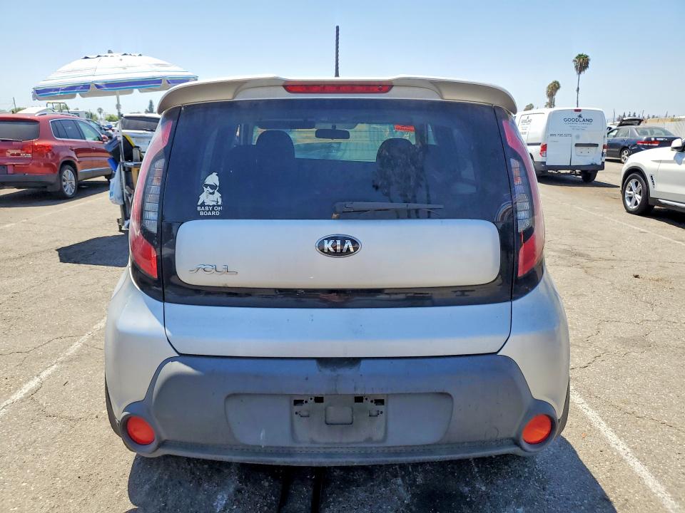 2014 Kia Soul მანქანა იყიდება აუქციონზე, vin: KNDJN2A26E7706132, აუქციონის ნომერი: 63155856