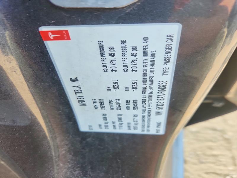Продажа на аукционе авто 2018 Tesla Model 3, vin: 5YJ3E1EA7JF043288, номер лота: 61962136