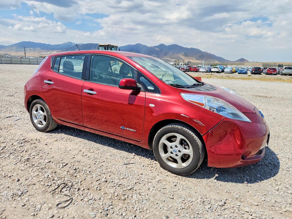 2012 Nissan Leaf მანქანა იყიდება აუქციონზე, vin: JN1AZ0CP6CT018480, აუქციონის ნომერი: 62688066