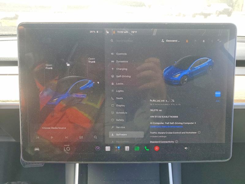 Продаж на аукціоні авто 2020 Tesla Model 3, vin: 5YJ3E1EA9LF743669, номер лоту: 59298116