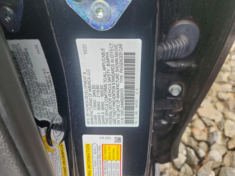 Aukcja sprzedaży 2024 Honda Civic, vin: 19XFL2H84RE009103, numer aukcji: 59393666