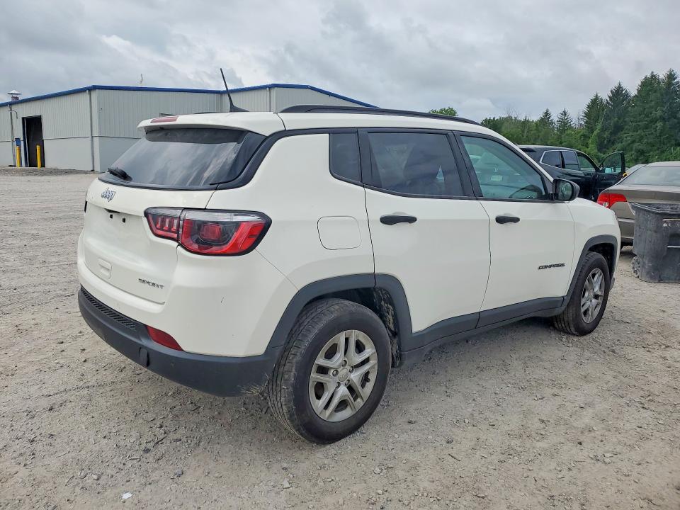 Продажа на аукционе авто 2018 Jeep Compass, vin: 3C4NJCAB8JT226649, номер лота: 60575756