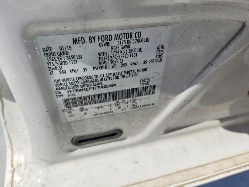 Aukcja sprzedaży 2015 Ford F150, vin: 1FTEW1EF1FFA28998, numer aukcji: 59623836