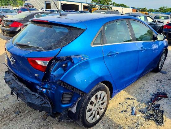 58867136 :رقم المزاد ، KMHD35LH8HU382379 vin ، 2017 Hyundai Elantra Gt مزاد بيع
