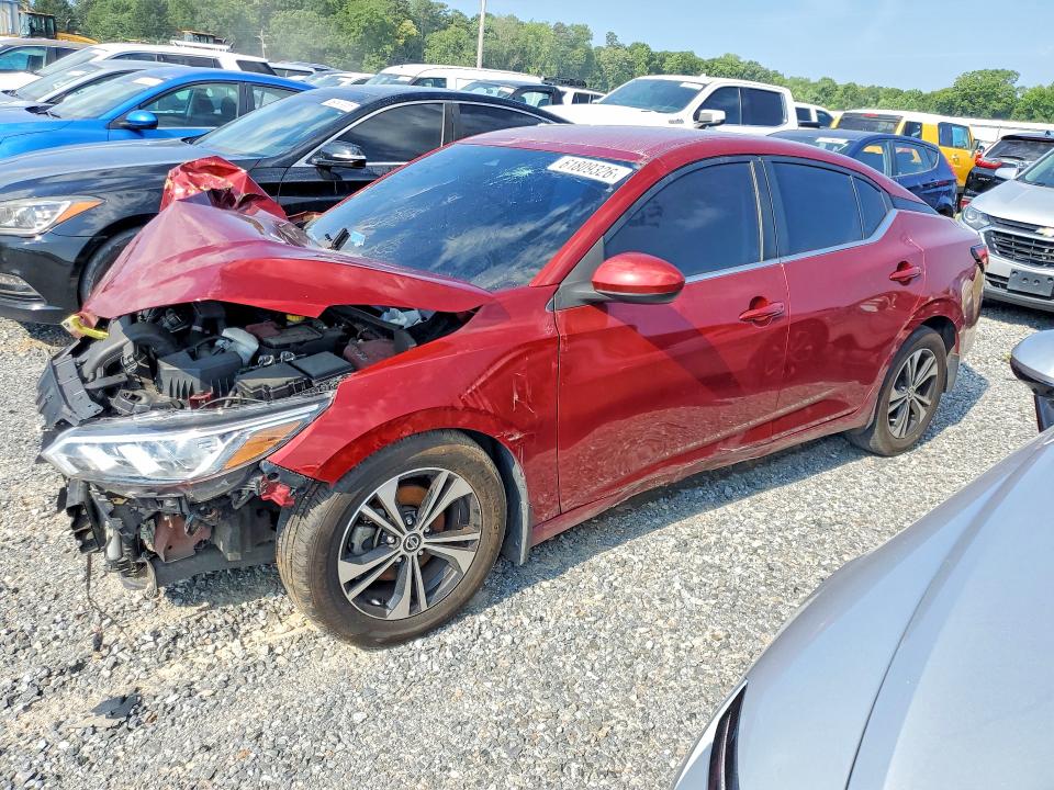 61809326 :رقم المزاد ، 3N1AB8CV7NY298938 vin ، 2022 Nissan Sentra مزاد بيع