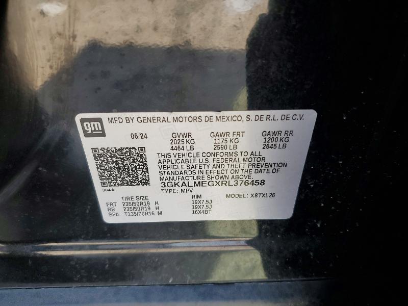 62260866 :رقم المزاد ، 3GKALMEGXRL376458 vin ، 2024 Gmc Terrain مزاد بيع