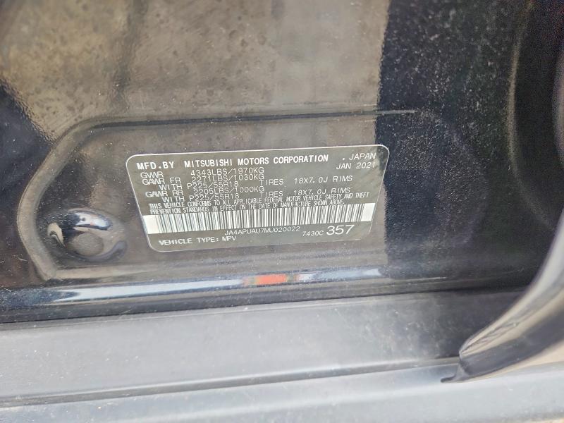 Aukcja sprzedaży 2021 Mitsubishi Outlander Sport, vin: JA4APUAU7MU020022, numer aukcji: 60000546