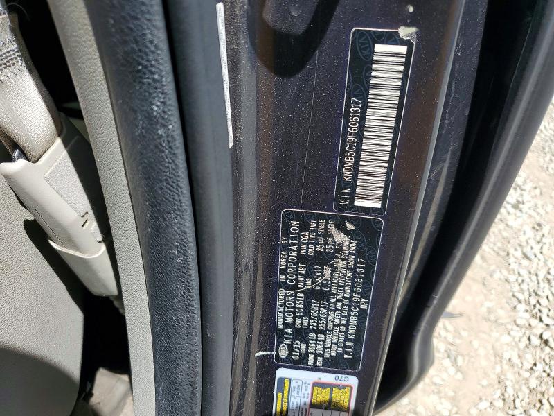 Aukcja sprzedaży 2015 Kia Sedona, vin: KNDMB5C19F6061317, numer aukcji: 62971026