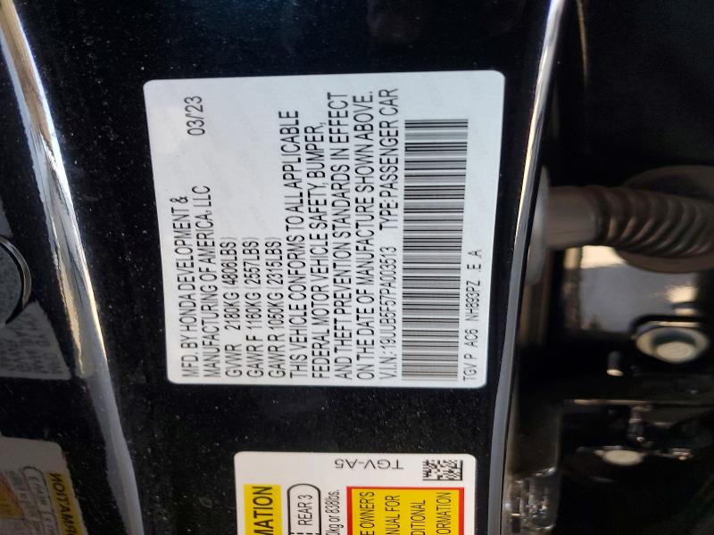 Aukcja sprzedaży 2023 Acura Tlx, vin: 19UUB5F57PA003513, numer aukcji: 61592376