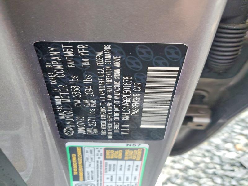 62424936 :رقم المزاد ، KMHLS4AG6PU601678 vin ، 2023 Hyundai Elantra مزاد بيع
