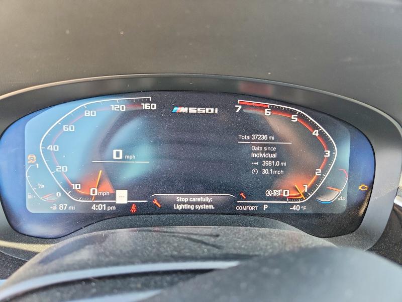 Aukcja sprzedaży 2022 Bmw M550xi, vin: WBA13BK02NCJ30613, numer aukcji: 61013406