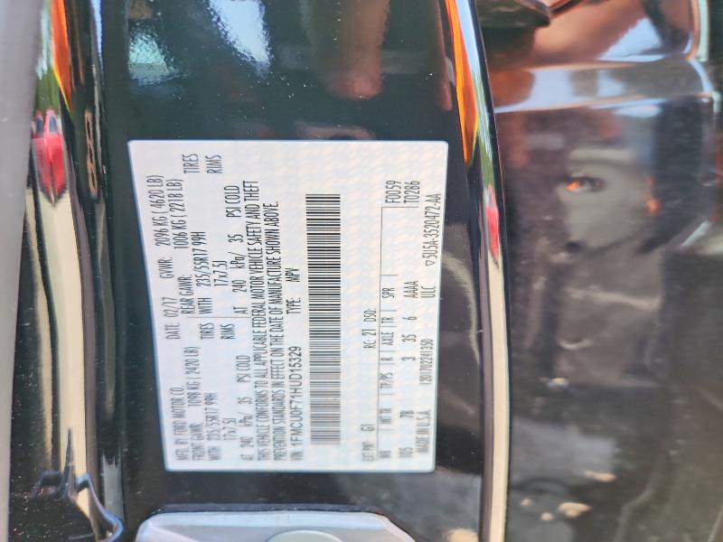 Продажа на аукционе авто 2017 Ford Escape, vin: 1FMCU0F71HUD15329, номер лота: 62763356
