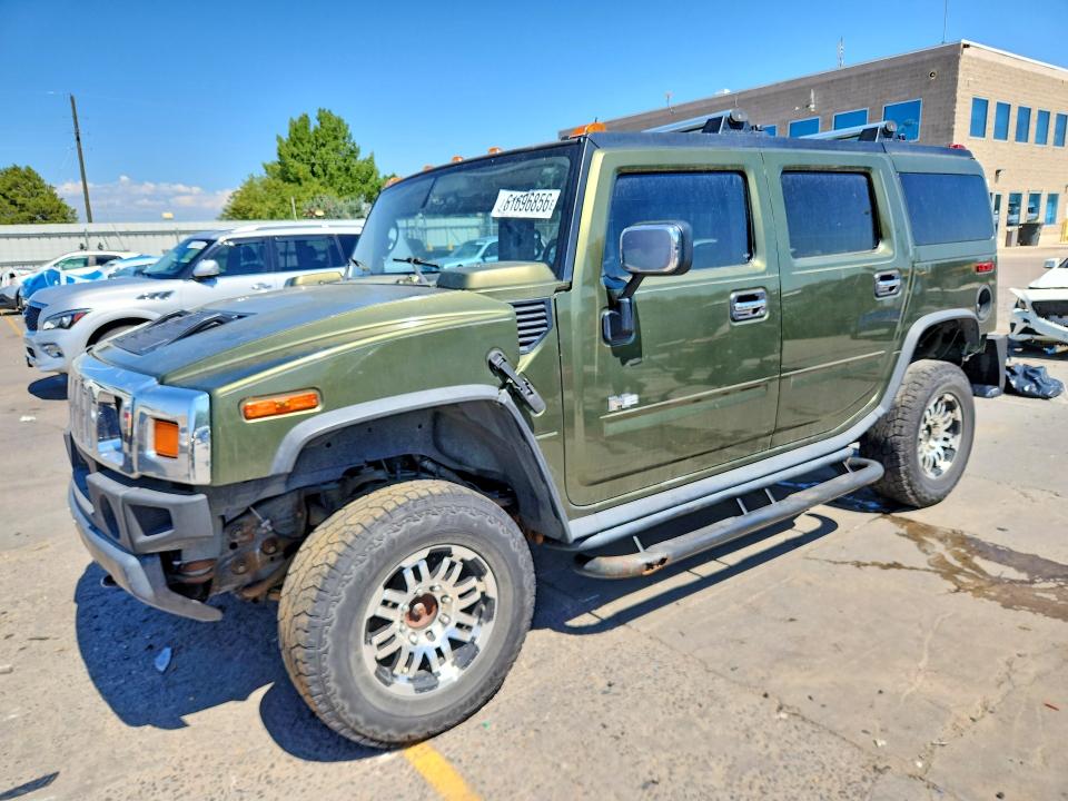 2003 Hummer H2 მანქანა იყიდება აუქციონზე, vin: 5GRGN23UX3H128468, აუქციონის ნომერი: 61696856