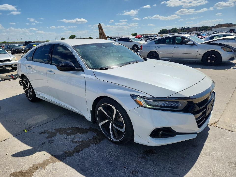 59687336 :رقم المزاد ، 1HGCV1F35NA106534 vin ، 2022 Honda Accord مزاد بيع