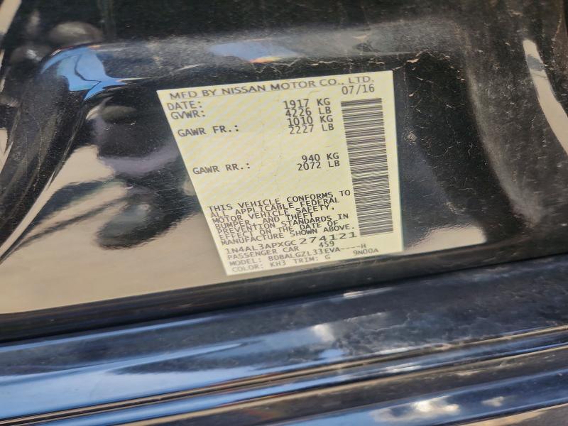 Продаж на аукціоні авто 2016 Nissan Altima, vin: 1N4AL3APXGC274121, номер лоту: 63028636