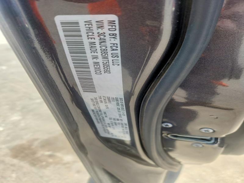 Aukcja sprzedaży 2021 Jeep Compass, vin: 3C4NJCBB5MT505592, numer aukcji: 59326956