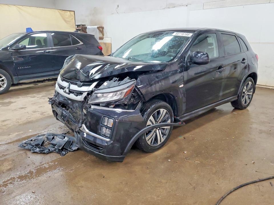 2022 Mitsubishi Outlander Sport მანქანა იყიდება აუქციონზე, vin: JA4APUAU9NU000677, აუქციონის ნომერი: 60716166