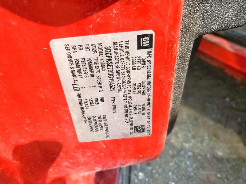 Продаж на аукціоні авто 2013 Chevrolet Silverado, vin: 3GCPKSE73DG194521, номер лоту: 61544586