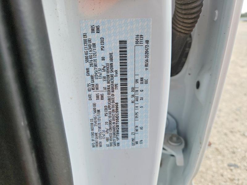 62325406 :رقم المزاد ، 1FT8W2BT0SEC59968 vin ، 2025 Ford F250 مزاد بيع