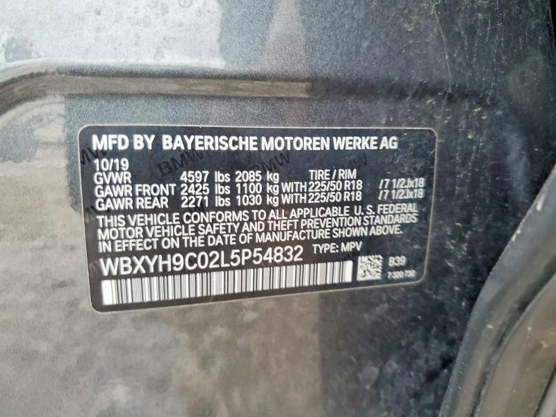 Продажа на аукционе авто 2020 Bmw X2, vin: WBXYH9C02L5P54832, номер лота: 60847396