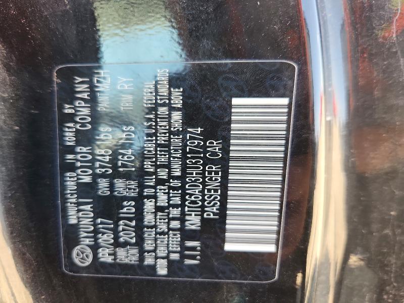Aukcja sprzedaży 2017 Hyundai Veloster, vin: KMHTC6AD3HU317974, numer aukcji: 61526606