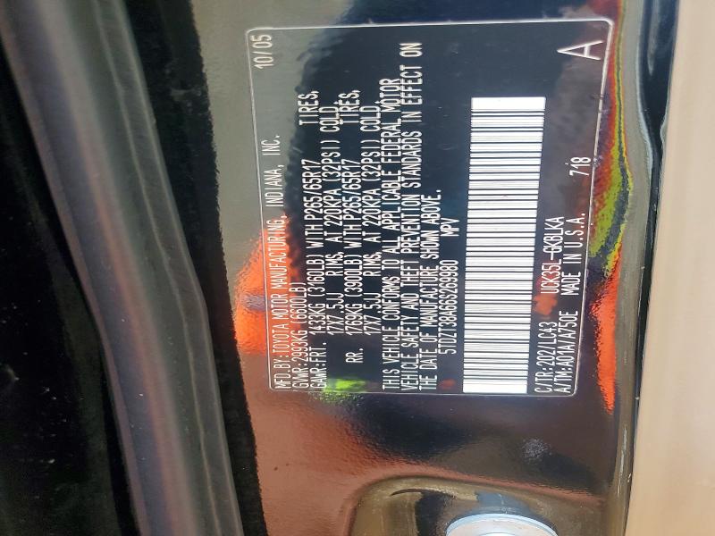 2006 Toyota Sequoia მანქანა იყიდება აუქციონზე, vin: 5TDZT38A66S269980, აუქციონის ნომერი: 60979356