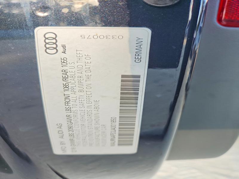 Aukcja sprzedaży 2018 Audi A5, vin: WAURNAF53JA001850, numer aukcji: 62018556