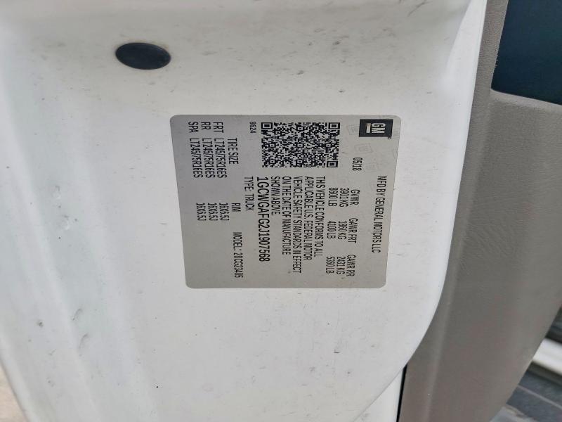 Aukcja sprzedaży 2018 Chevrolet Express G2500, vin: 1GCWGAFG2J1907568, numer aukcji: 61331036