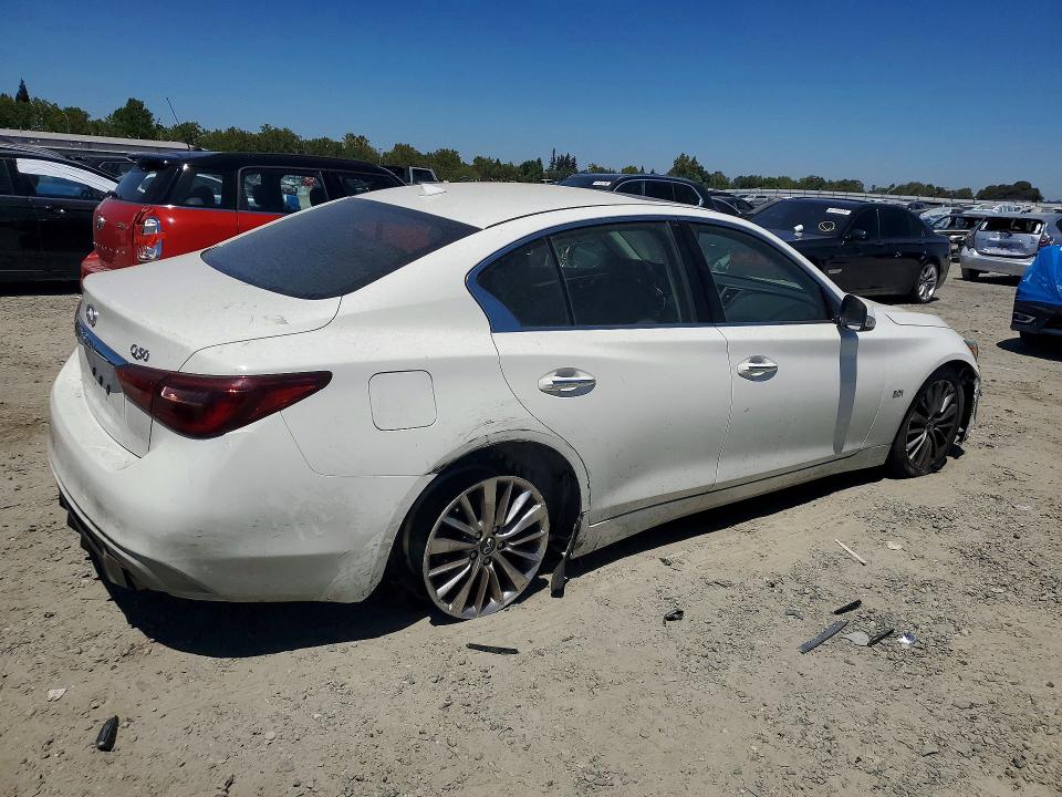 2018 Infiniti Q50 მანქანა იყიდება აუქციონზე, vin: JN1EV7APXJM364760, აუქციონის ნომერი: 61754576