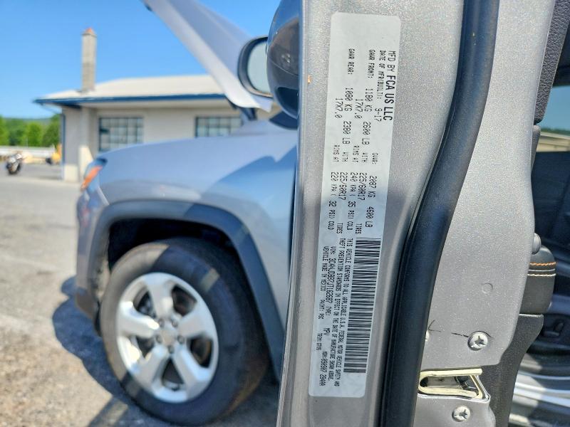 2018 Jeep Compass მანქანა იყიდება აუქციონზე, vin: 3C4NJDBB7JT162687, აუქციონის ნომერი: 59620766
