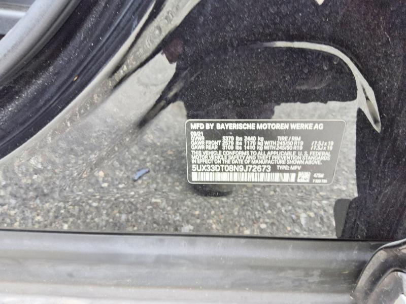 Продаж на аукціоні авто 2022 Bmw X4, vin: 5UX33DT08N9J72673, номер лоту: 61201026
