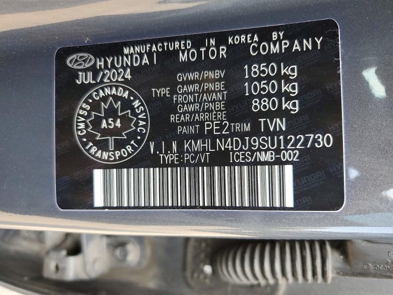 2025 Hyundai Elantra მანქანა იყიდება აუქციონზე, vin: KMHLN4DJ9SU122730, აუქციონის ნომერი: 61226956