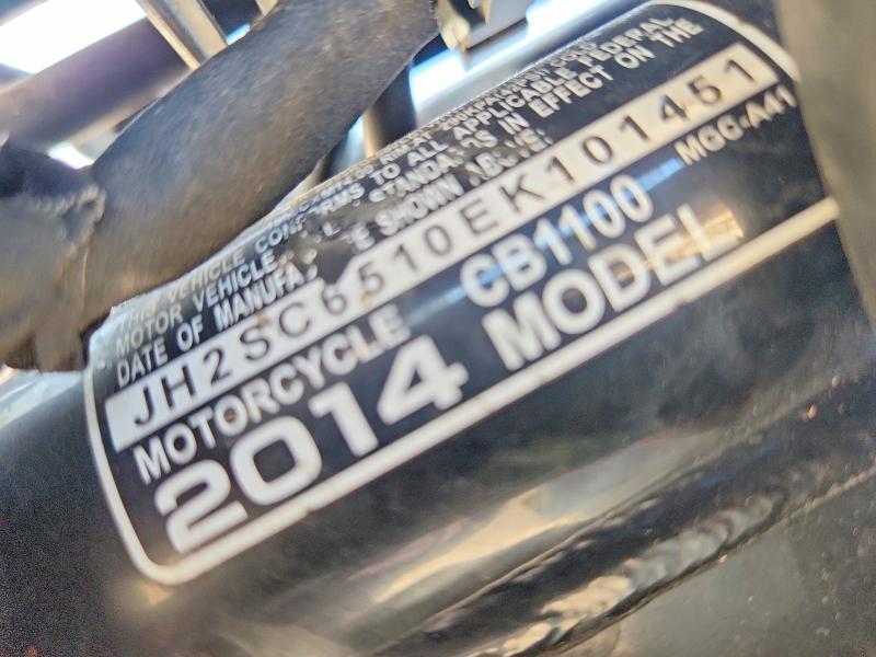 Продаж на аукціоні авто 2014 Honda Cb1100, vin: JH2SC6510EK101451, номер лоту: 60603286