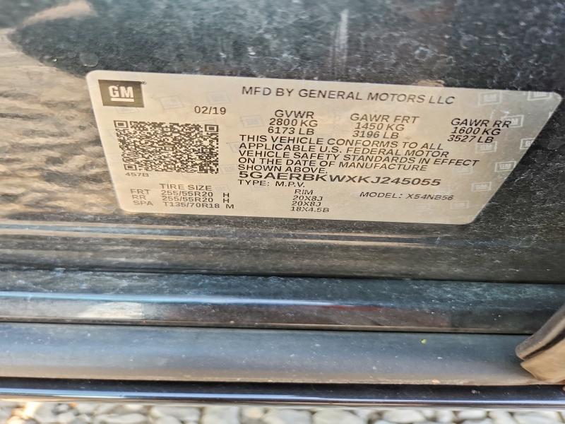 Aukcja sprzedaży 2019 Buick Enclave, vin: 5GAERBKWXKJ245055, numer aukcji: 61196046
