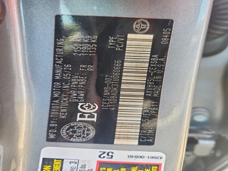 Aukcja sprzedaży 2026 Toyota Camry, vin: 4T1DBADK3TU060666, numer aukcji: 85453655